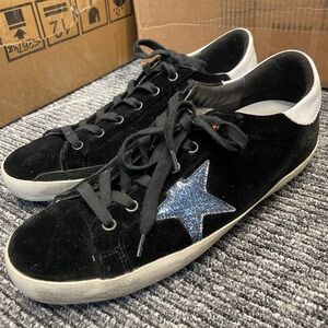 golden goose velvet superstar sneakers size 40
